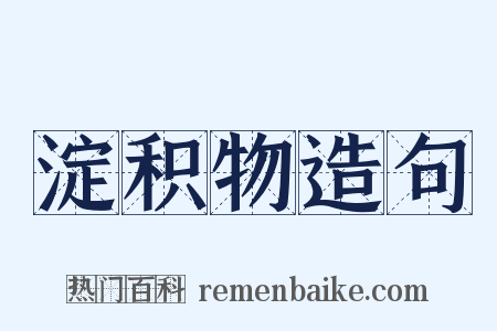 淀积物造句是什么意思的图片